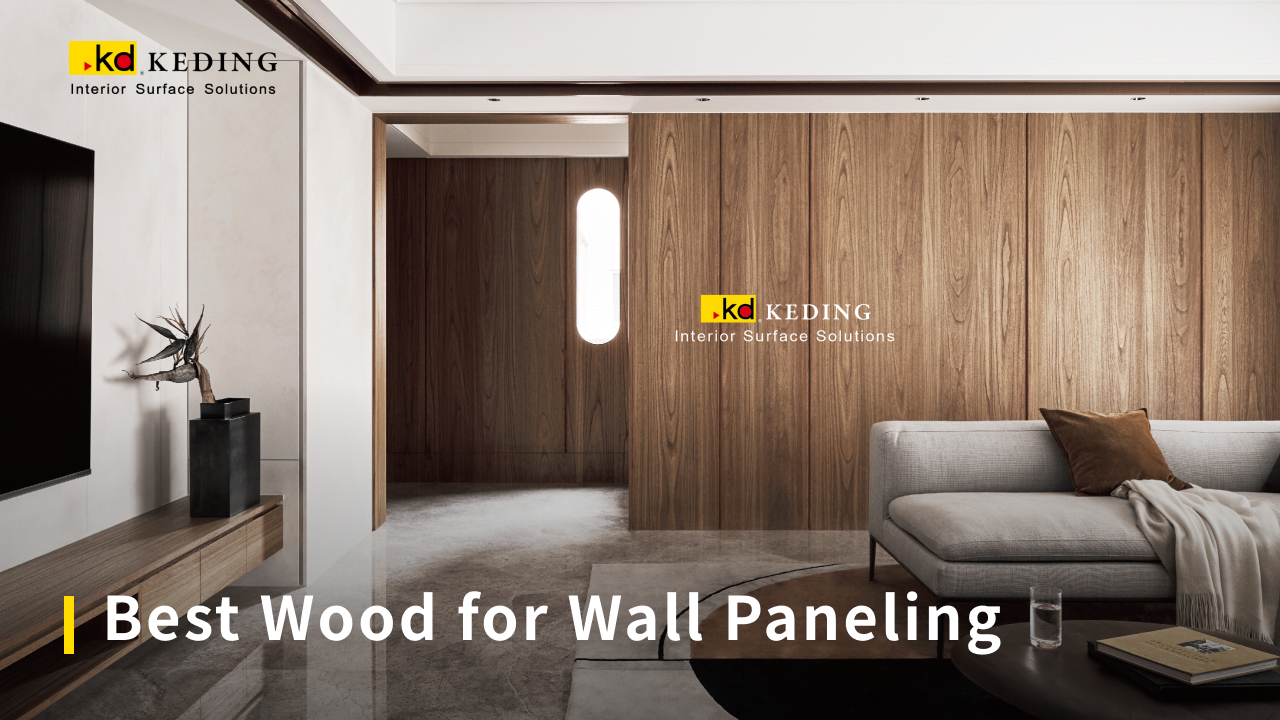 A cover photo for this article about best wood for wall paneling use.