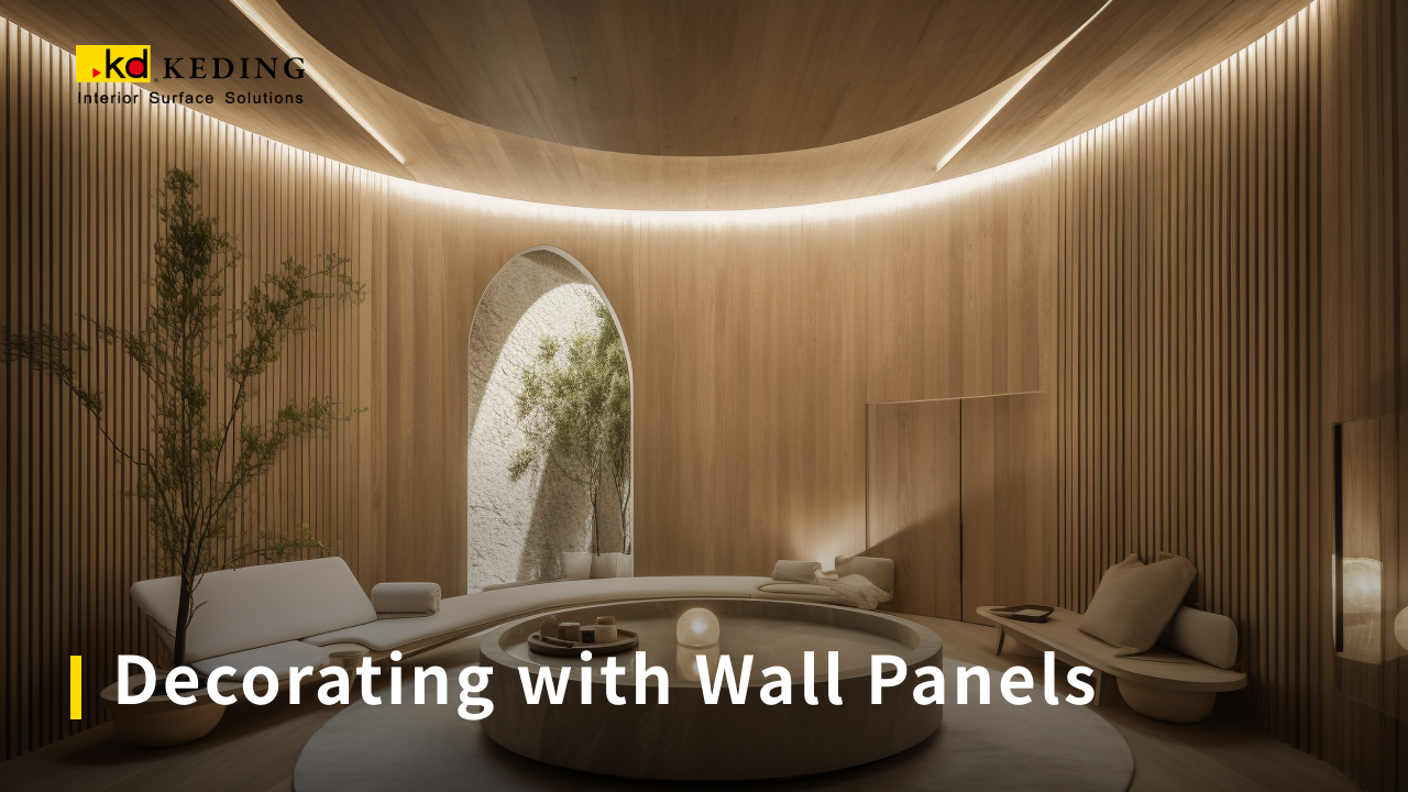 A cover photo for this article about decorating with wall panels.