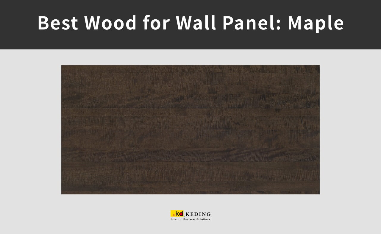 An example of woodgrain of maple.