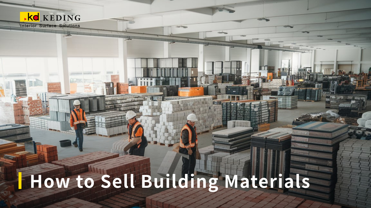 How to Sell Building Materials