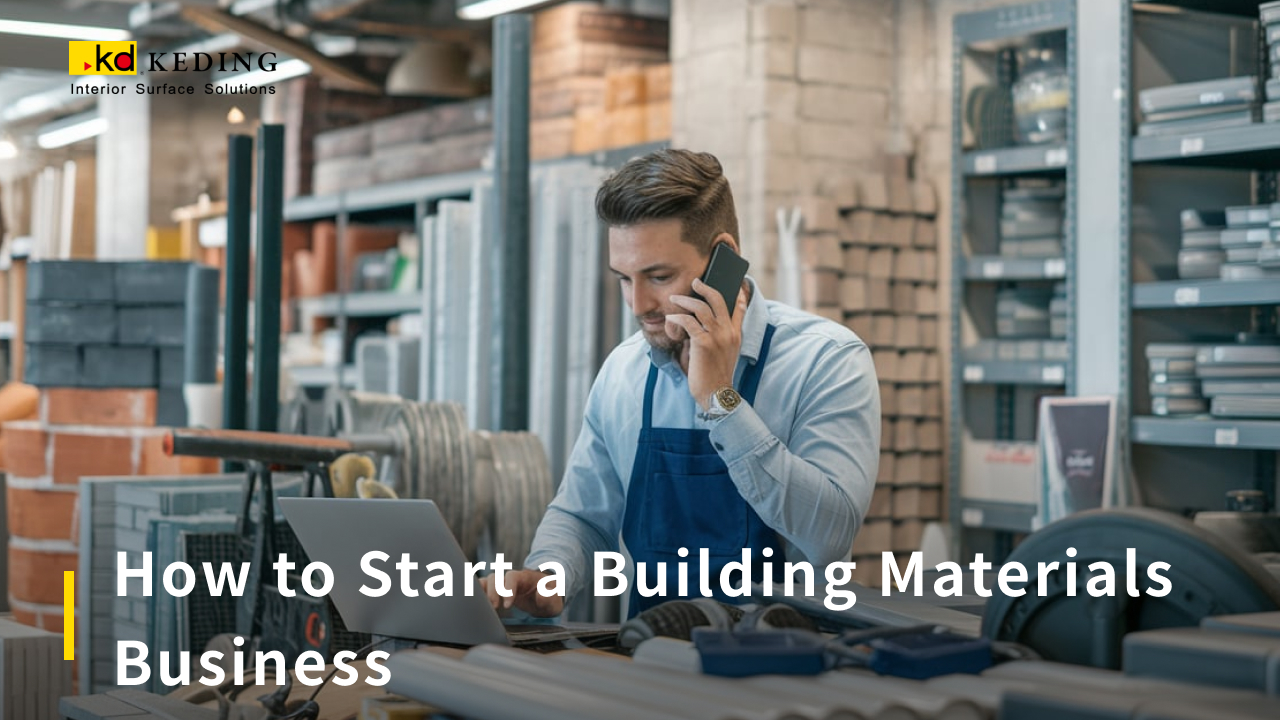 how to start a building material business